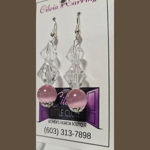 Dangling Earrings, Beaded